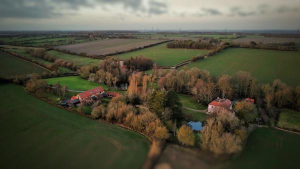 aerial view of Nettlestead